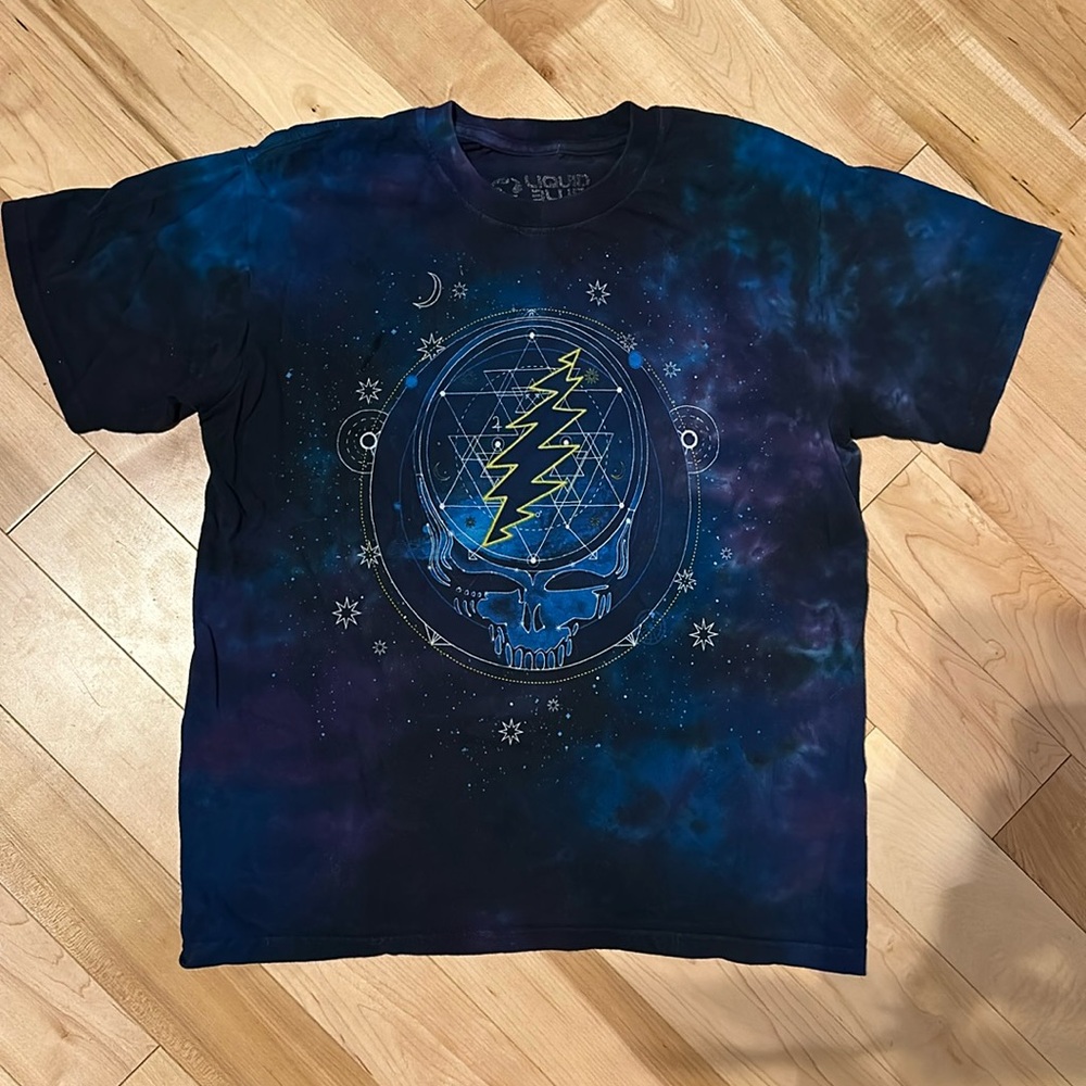 Grateful Dead Liquid Blue tie dye